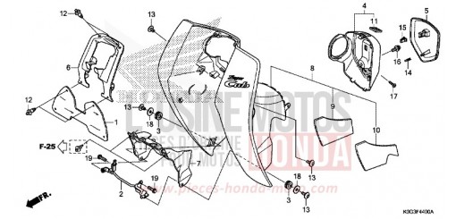 LEG SHIELD C125AK de 2019